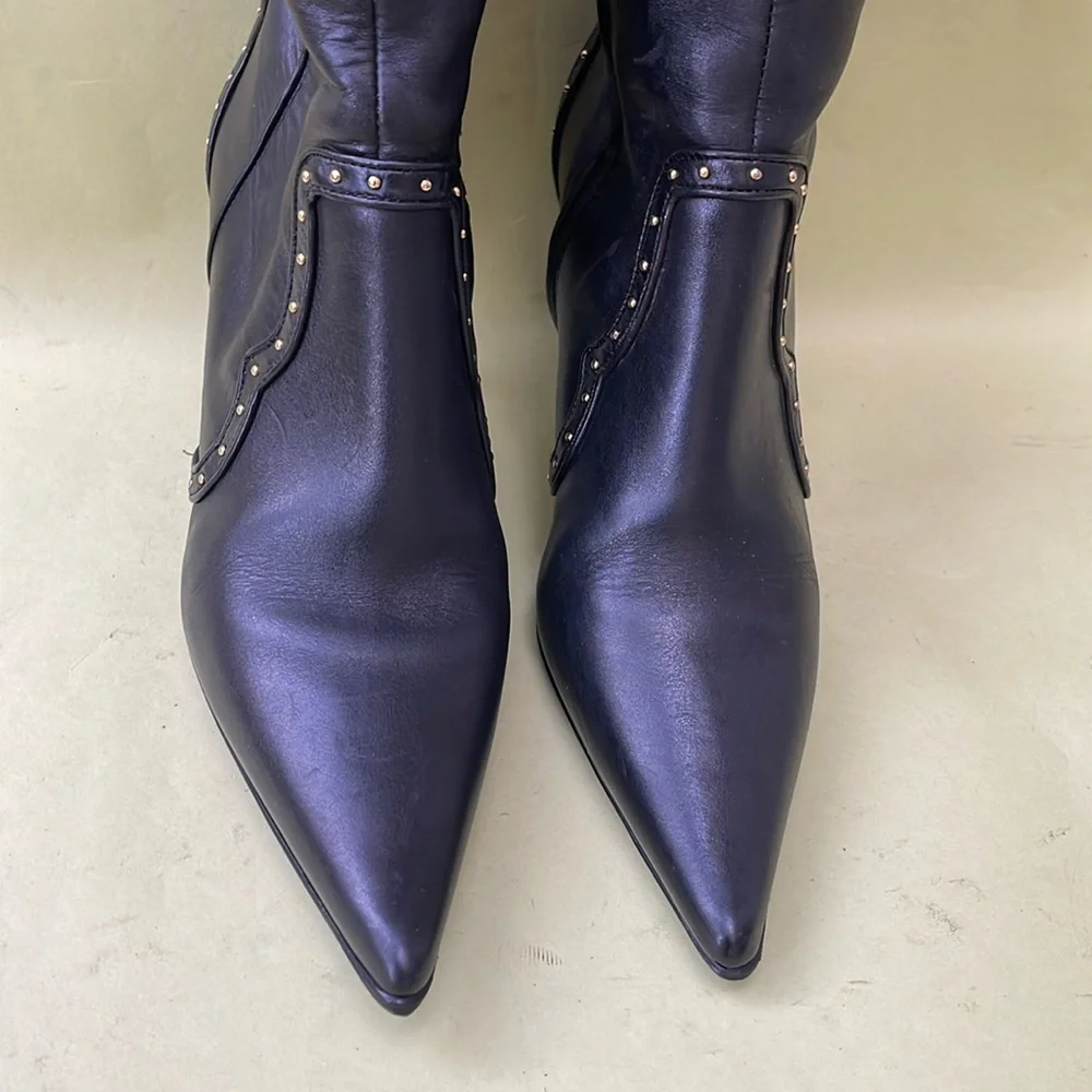 Vintage black Michael Kors all leather boots